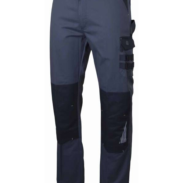 Pantalon sulfate gris/noir 60% coton