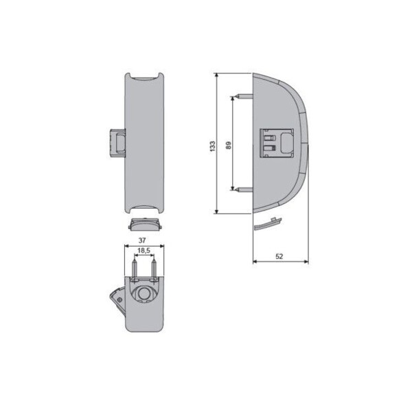 Pêne latéral oltre