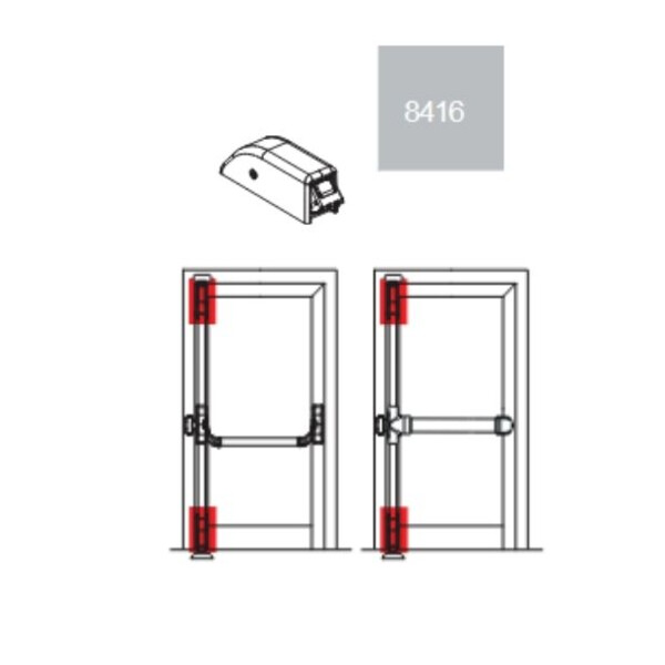 Pêne vertical haut/bas oltre