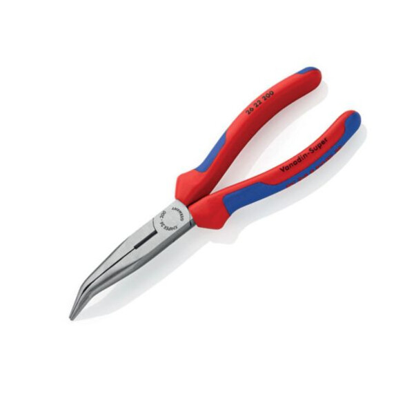 Pince demi ronde cigogne avec tranchant