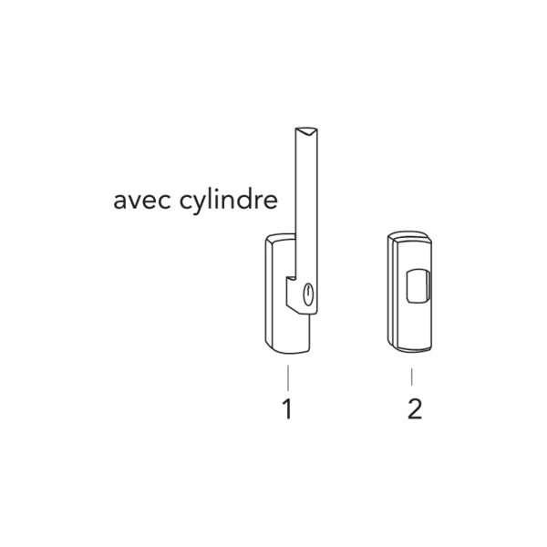 Poignée intérieure à clé psk 200z