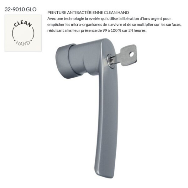 Poignée iris tbt à clé