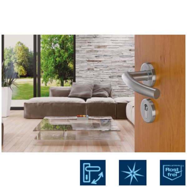 Poignée sur rosace trondheim