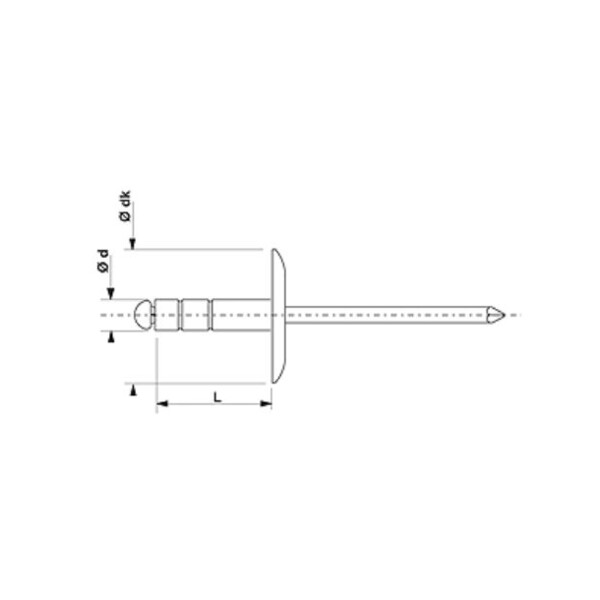 Rivet aveugle multi serr tel