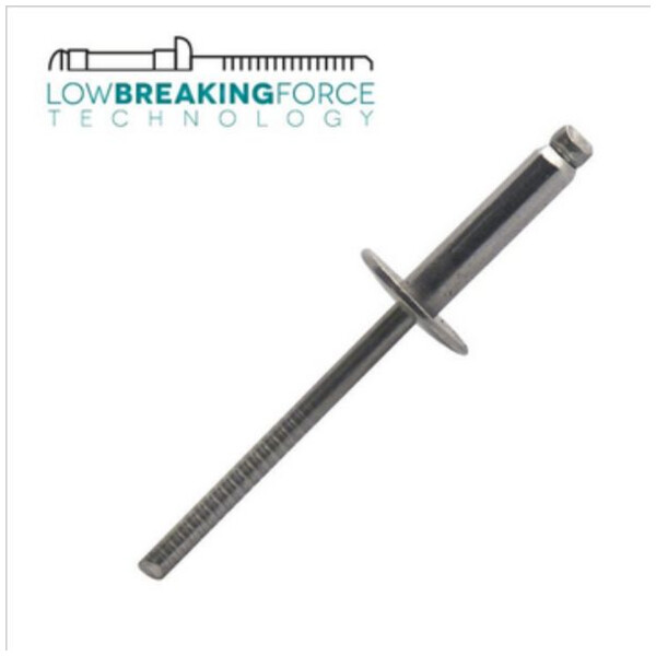 Rivet standard - inox a2/inox a2 - tête extra large