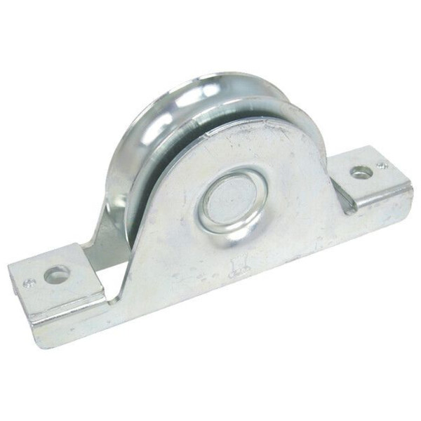 Roue a support a encastrer gorge ronde