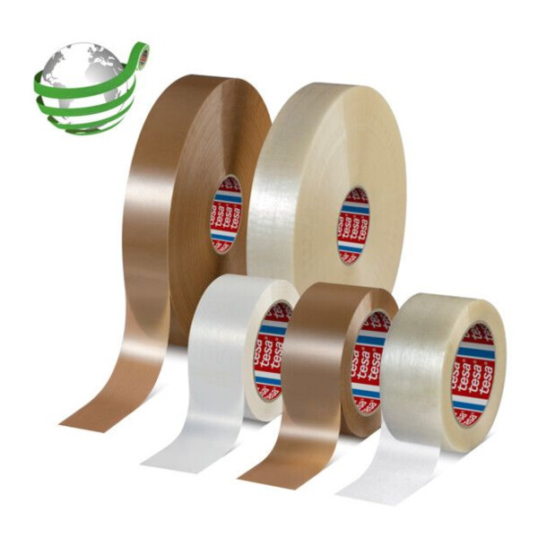 Ruban emballage pet recycle transparent 60418