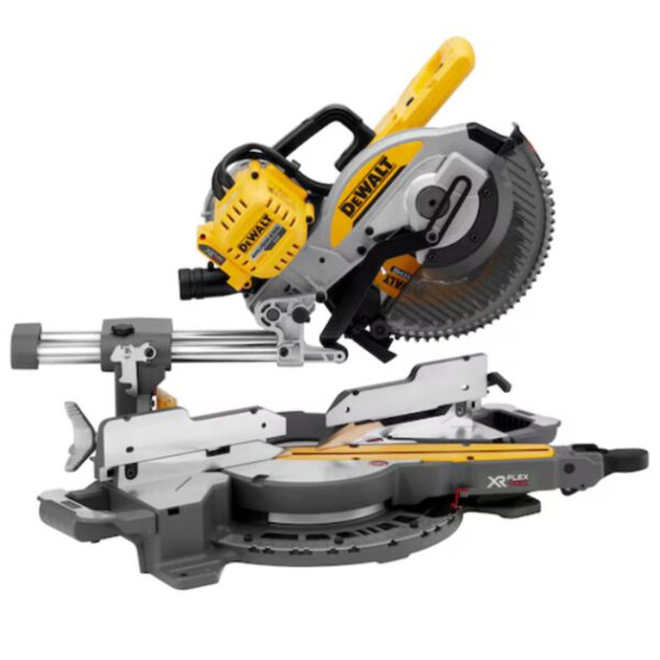 Scie à onglet radiale flexvolt 250mm dcs727