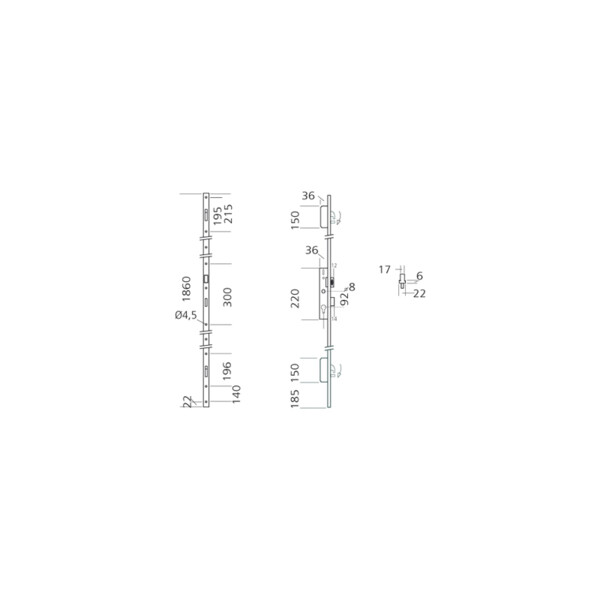 Serrure tf3 6470
