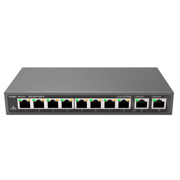 Switch métallique poe
