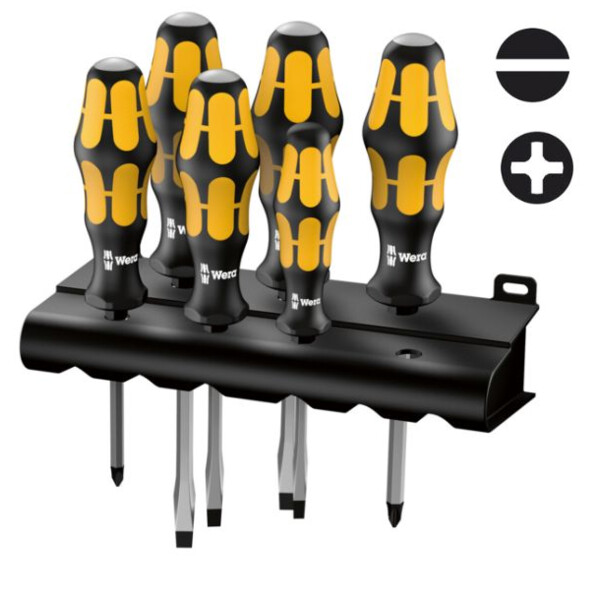 Tournevis burin kraftform 932/6 (jeu de 6)