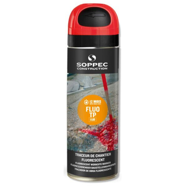 Traceur de chantier fluo tp 650 ml