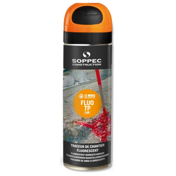 Traceur de chantier fluo tp 650 ml