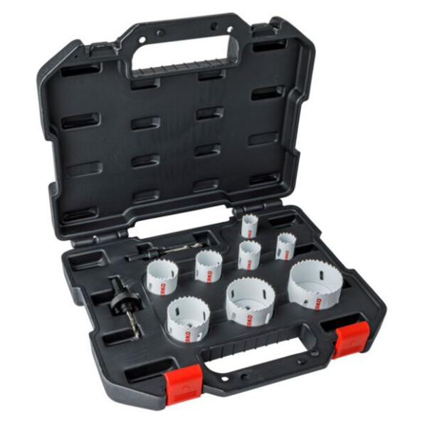 Trepan bimetal erko ''electricien'' (coffret de 10 pieces)