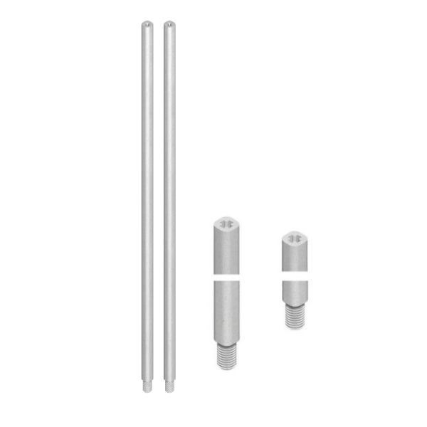 Tringle crémone pompier encastrée