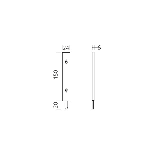 Verrou haut et bas pour compact