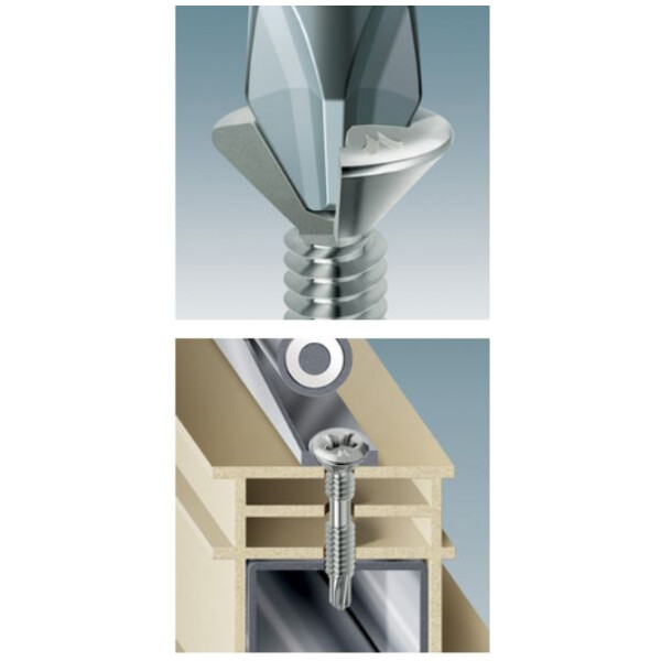 Vis autoperceuse pvc