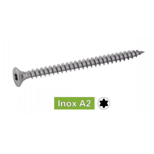 Vis bois inox a2 tf tx ft