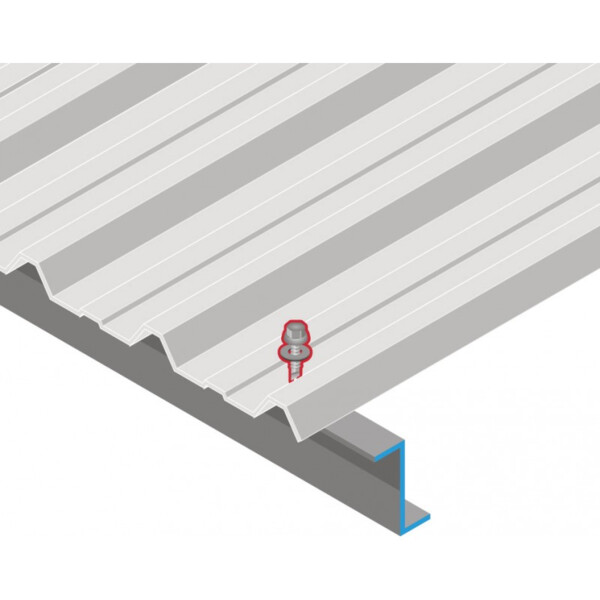 Vis fixation placage bac acier sur fer z
