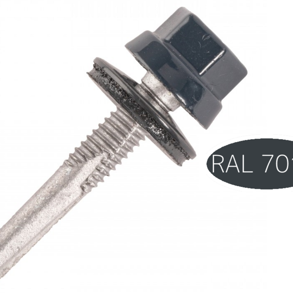 Vis fixation placage bac acier sur fer i