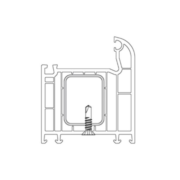 Vis pvc tête fraisée fd21