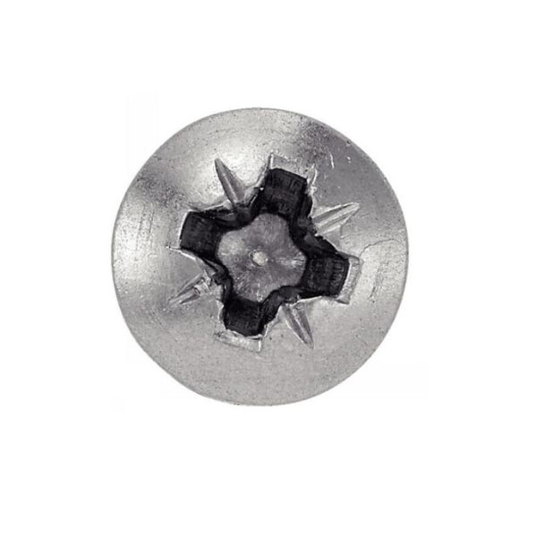 Vis tôle inox tête bombée pozi