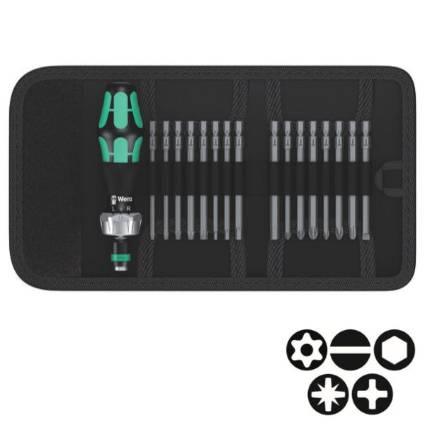 Tournevis multilames kraftform kompakt 60 ra (jeu de 17)