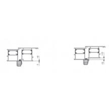 Gâche 8500i01 réglable simple vantail fixation par l'avant