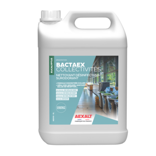 BACTAEX COLLECTIVITES - NETTOYANT DESINFECTANT SURODORANT - 5L Aexalt