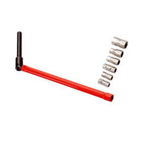 CLE ECROU ROBINET + 7 EMBOUTS + MACHOIRE Virax