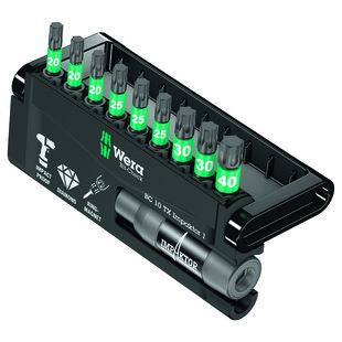 COFFRET D'EMBOUTS BIT-CHECK 10 TX IMPAKTOR 1 (10 PIECES) Wera