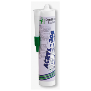 MASTIC ACRYLIQUE EXTERIEUR ACRYL 306 BLANC 300 ML Den Braven