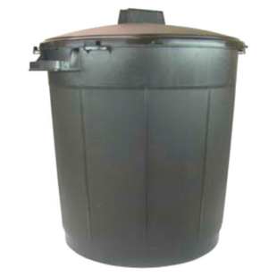 POUBELLE A GRAVATS POLYPROPYLENE 80 L AVEC COUVERCLE PB80 Vinmer