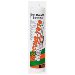 MASTIC SILICONE 7070 PLUS 300 ML Den Braven