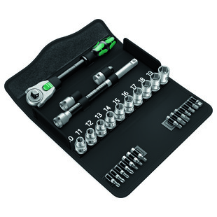 JEU DE CLIQUET ZYKLOP SPEED 1/2'' 8100 SC 6 (28 PIECES) Wera