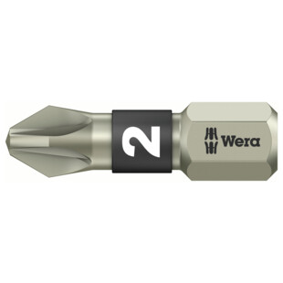 EMBOUT POZIDRIV TS INOX 3855/1 Wera