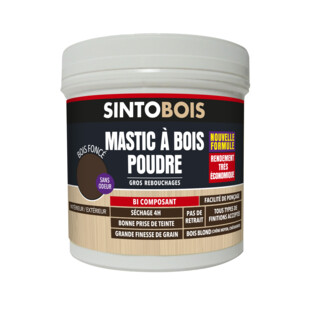 MASTIC A BOIS POUDRE SINTOBOIS Sinto