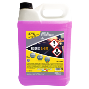 LIQUIDE DE REFROIDISSEMENT -37°C FIOPRO SI-OAT SMB 5L Smb Auto