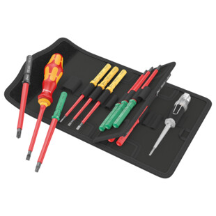 TOURNEVIS MULTILAMES ISOLE KRAFTFORM KOMPAKT VDE UNIVERSAL 1 TIE (JEU DE 16) Wera
