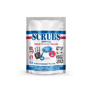 LINGETTE NETTOYANTE POUR MAINS ET OUTILS SCRUBS Scrubs