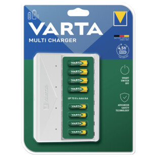 CHARGEUR VARTA  4,5H AAA/AA 8 CANAUX Varta