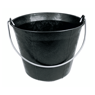 SEAU PLASTIQUE NOIR Sofop Taliaplast Multigraphic