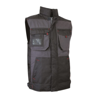 Bodywarmer Sable Gris noir Lma Lebeurre