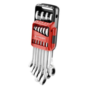 CLE MIXTE A CLIQUET 467B 8 A 19 MM (JEU DE 10 ) Facom