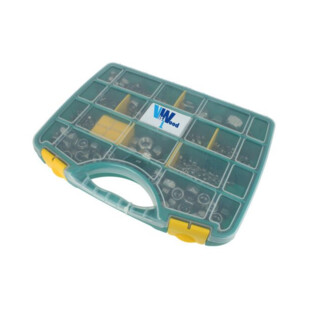 COFFRET 610 ECROU INDESSERABLE ACIER ZINGUE BLANC Viswood