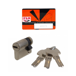 Cylindre demi RX - s'entrouvrant 3 clés Ifam
