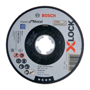 Disque à tronçonner X-LOCK 125mm Bosch