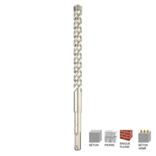 Foret béton SDS+ ROCKFASTER - 3 taillants Diager