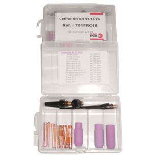 COFFRET ACCESSOIRES TIG SRL 17/18/26 Binzel Soudage