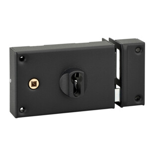 SERRURE EN APPLIQUE POUR GRILLE ET PORTAIL A CYLINDRE EUROPEEN "PROTECT" Thirard
